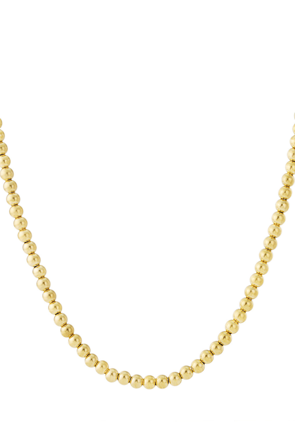 Hollow bead necklace-8mm