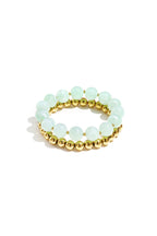 Bracelet set with round beads