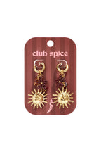 Stainless Steel Beads Earrings Sun Simple Daily Simple Series Women's jewelry