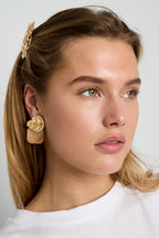 Alloy Stud Earrings Irregular Shape Simple Daily Simple Series Women's jewelry
