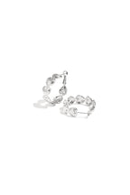 Heart hoop earrings