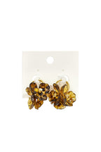 Stainless Steel Stud Earrings Flower Simple Daily Simple Series Women's jewelry