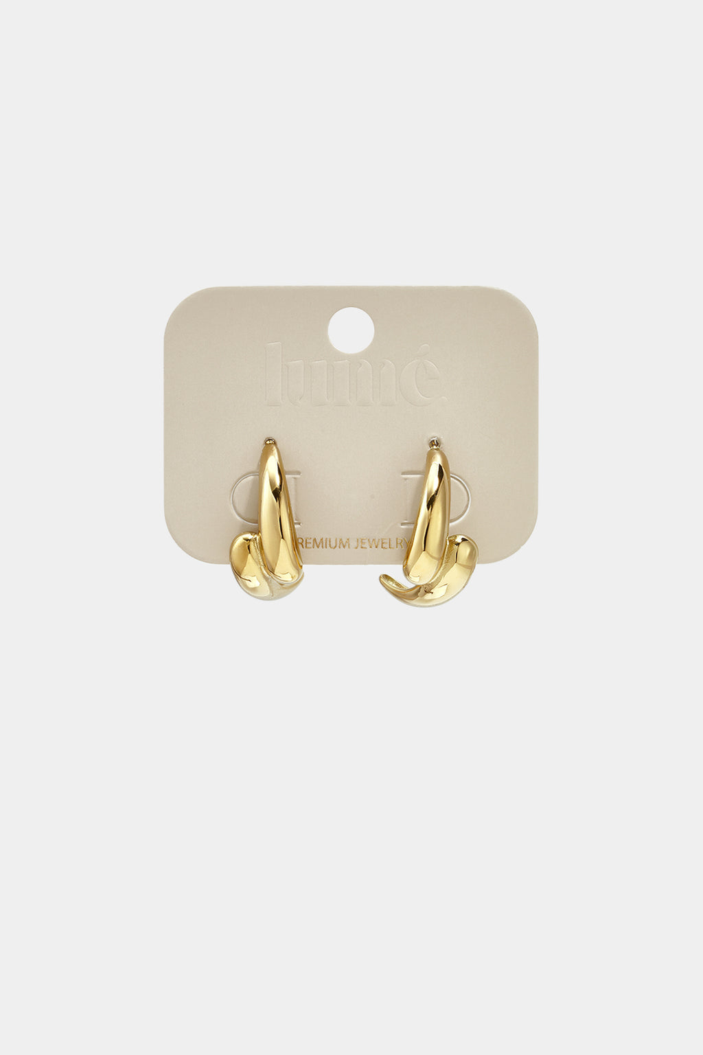 Stainless Steel Hoop Earrings Irregular Shape Simple Daily Simple Series Women's jewelry