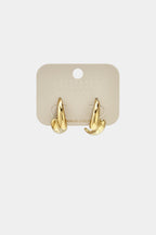Stainless Steel Hoop Earrings Irregular Shape Simple Daily Simple Series Women's jewelry