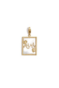 Jewelry charm mother-of-pearl photo frame mom DIY