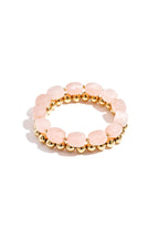 Bracelet set with asymmetrical beads