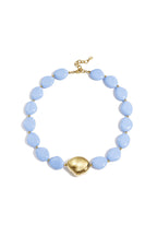 Necklace with statement bead