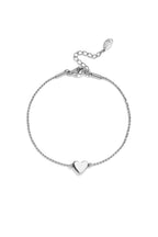 stainless steel bracelet heart