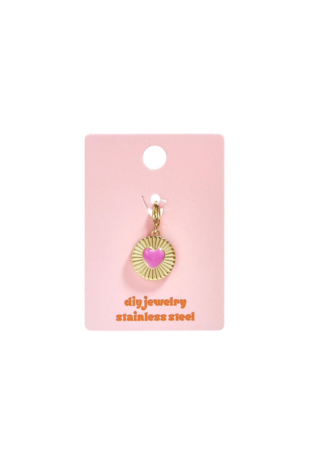 Stainless Steel Jewelry Charms Heart Simple Daily Simple Series Women's jewelry