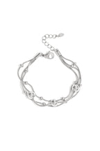 Stainless Steel Chain Bracelets Polka Dots Casual Daily Simple Series Women's jewelry