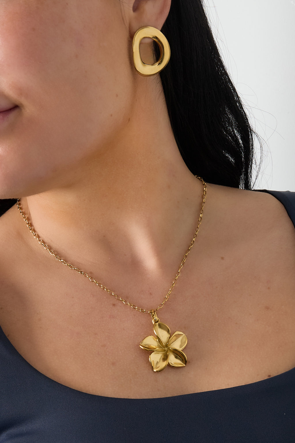 Pendant necklaces Flower Casual Daily Simple Series Women's jewelry