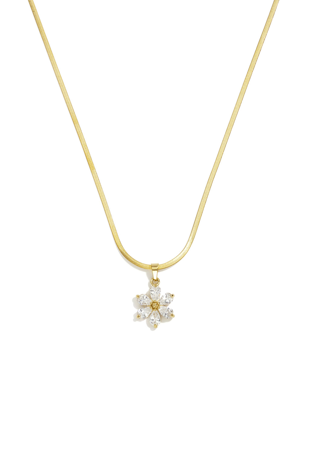 Stainless Steel Pendant necklaces Flower Simple Daily Simple Series Women's jewelry