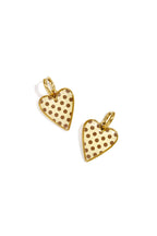 Stainless Steel Drop Earrings Heart Simple Daily Simple Series Women's jewelry