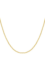 Solid bead necklace-4mm
