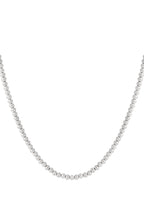 Solid bead necklace-6mm