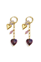 Stainless Steel Dangle Earrings Heart Simple Daily Simple Series Women's jewelry
