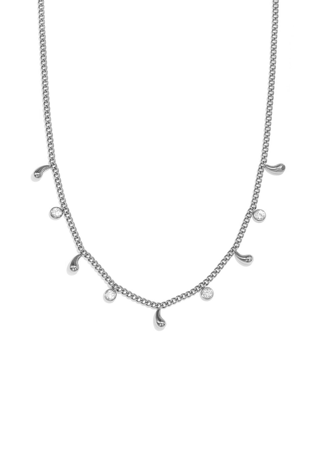 Stainless Steel Pendant necklaces Droplet Simple Daily Simple Series Women's jewelry