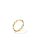 Ring wavy and minimalist