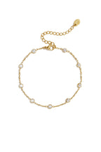 Stainless Steel Charm Bracelets Circle Simple Daily Simple Series Women's jewelry