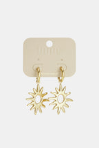 Stainless Steel Drop Earrings sun Casual Daily Simple Series Women's jewelry