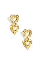 Stainless Steel Drop Earrings Heart Simple Daily Simple Series Women's jewelry