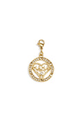 Jewelry charm mom in heart with rhinestones DIY