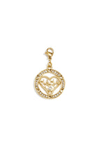Jewelry charm mom in heart with rhinestones DIY