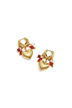 Stainless Steel Beads Earrings Heart Simple Daily Simple Series Women's jewelry