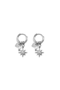 Stainless Steel Drop Earrings Heart Simple Daily Simple Series Women's jewelry