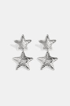 Stainless Steel Drop Earrings Star Casual Daily Simple Series Women's jewelry