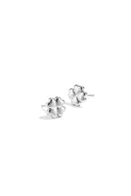 Minimalist clover stud earrings