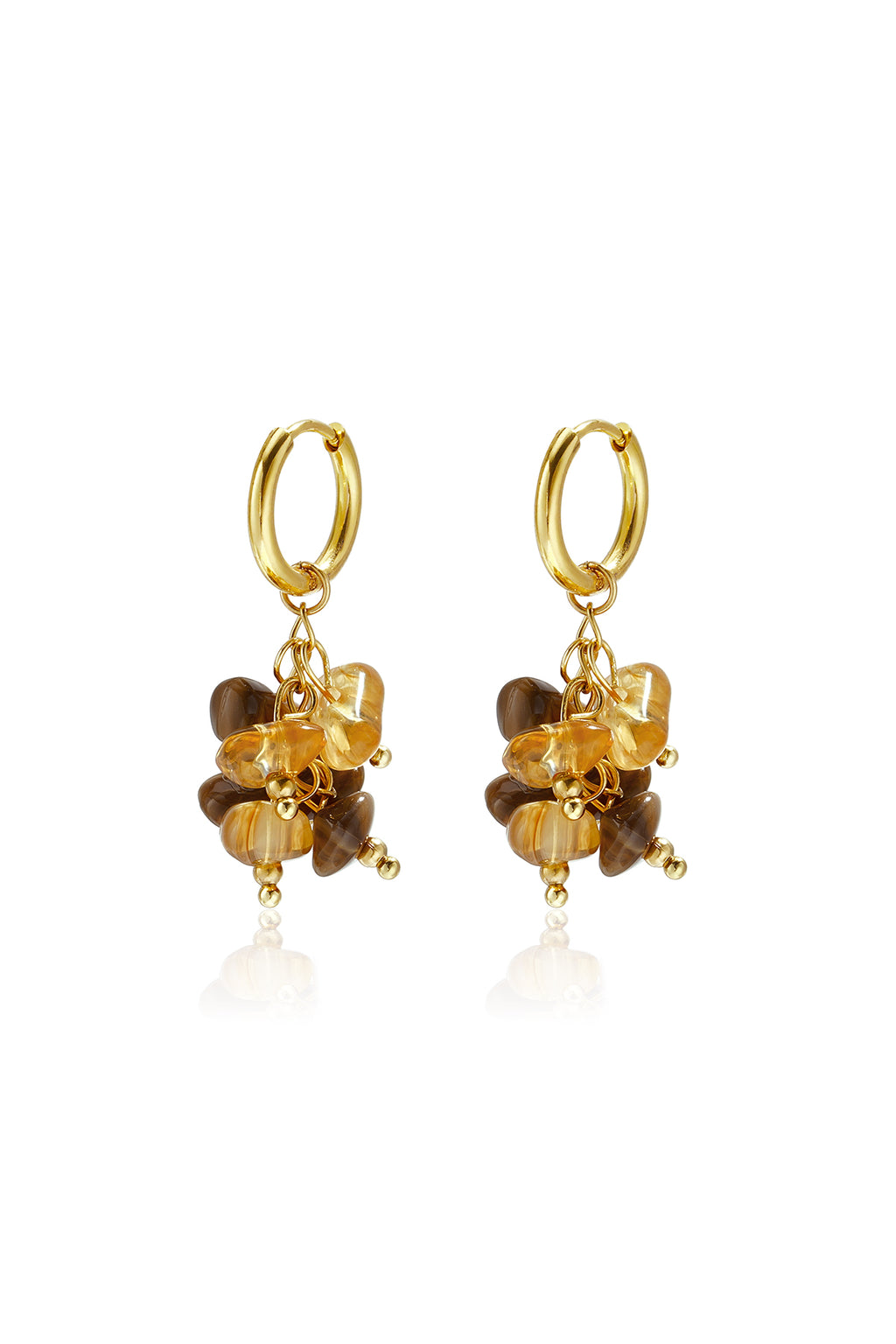 Stainless Steel Beads Earrings Beads Simple Daily Simple Series Women's jewelry
