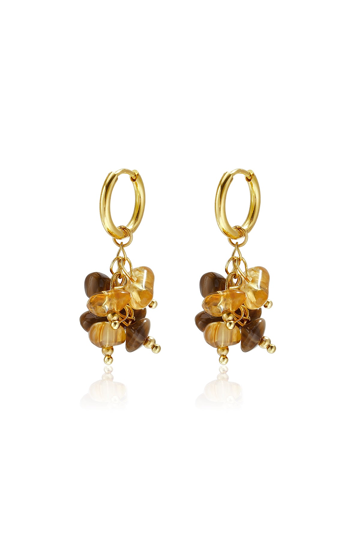 Stainless Steel Beads Earrings Beads Simple Daily Simple Series Women's jewelry