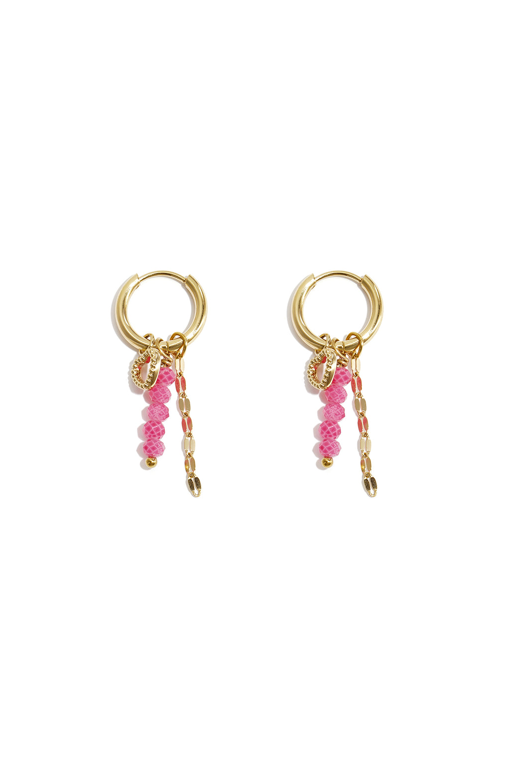 Love on top charm earrings