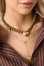 Acrylic Beaded Necklaces Heart Casual Daily Simple Series Women's jewelry