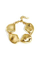 Necklace with rustic asymmetrical beads