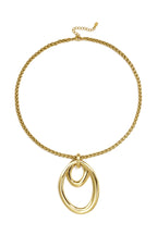 Stainless Steel Pendant necklaces Circle Casual Daily Simple Series Women's jewelry