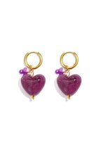 Stainless Steel Beads Earrings Heart Simple Daily Simple Series Women's jewelry