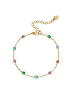 Stainless Steel Charm Bracelets Circle Simple Daily Simple Series Women's jewelry
