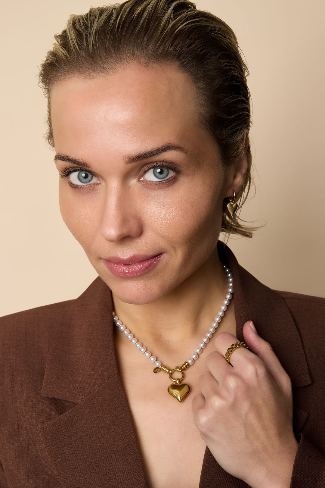 Beaded Necklaces Heart Beads Casual Daily Simple Series Women's jewelry