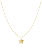 Pregnancy necklace with cute star pendant