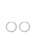 Small Stainless Steel Patterned Earrings