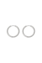 Small Stainless Steel Patterned Earrings