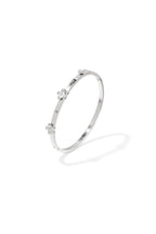 Bangle with floral details