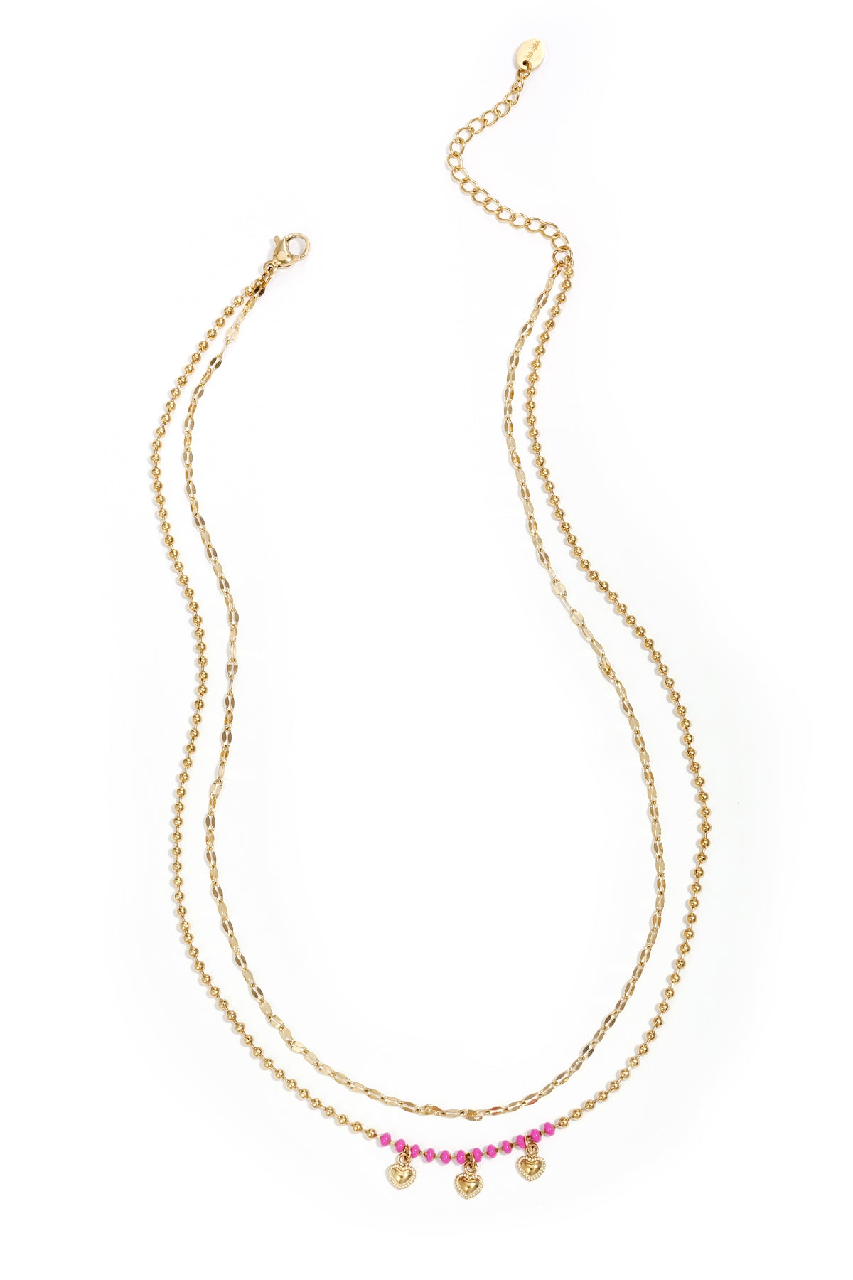 Stainless Steel Layered Necklaces Heart Simple Daily Simple Series Women's jewelry