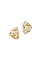 Hypnosis earrings with stone