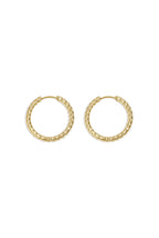 Small Stainless Steel Patterned Earrings