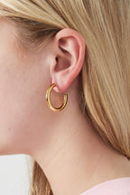 Chic Hoop Clip Earrings