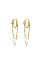 Stainless Steel Dangle Earrings Chain Simple Daily Simple Series Women's jewelry