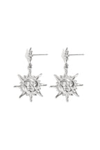 Stainless Steel Charm Earrings sun Casual Daily Simple Series Women's jewelry